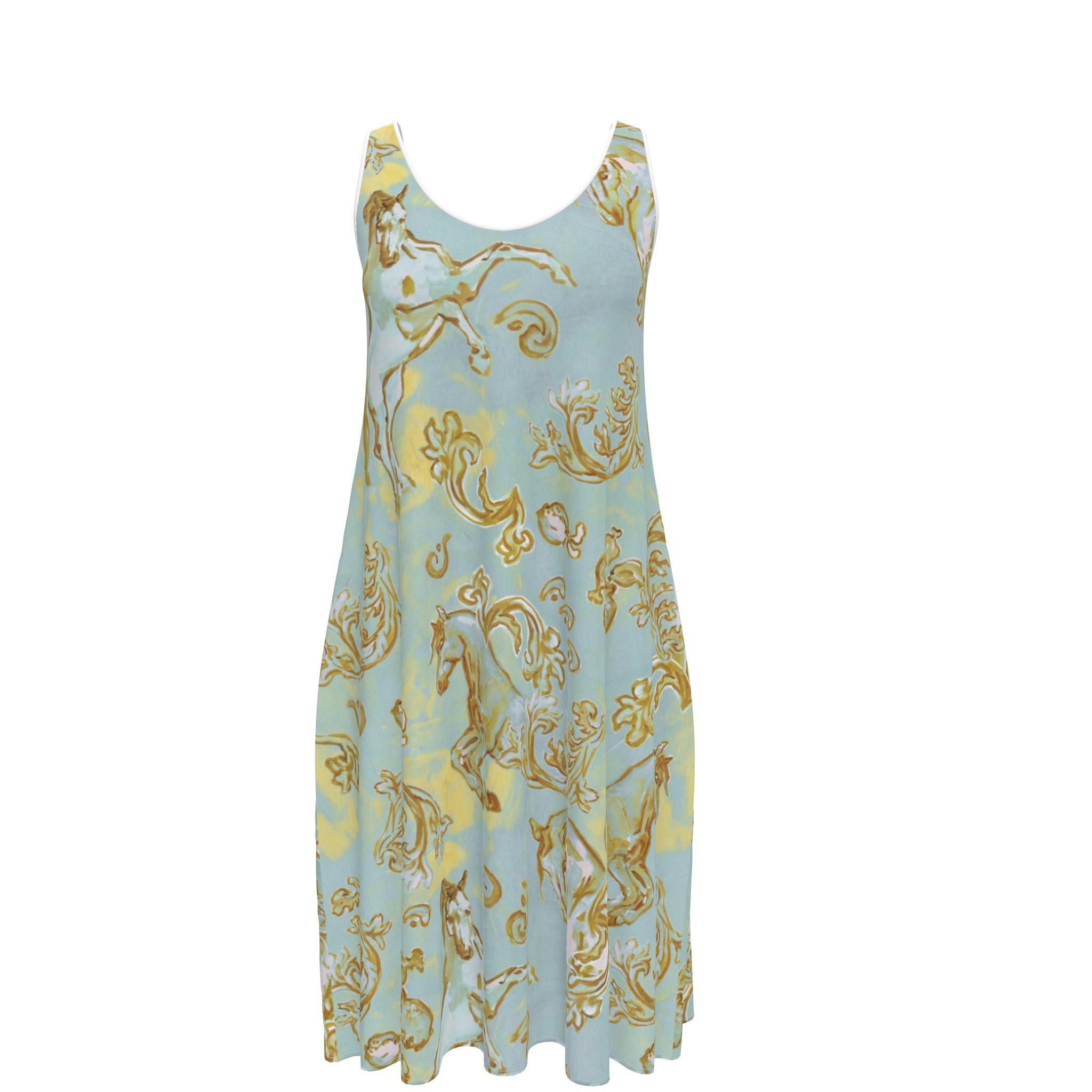 Limoncello Italian Sky Midi Dress