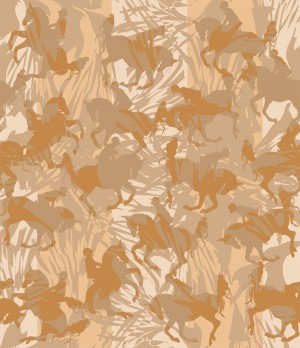 Jumper Warm Up Horizontal Repeating Fabric
