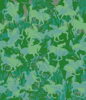 Jumper Warm Up Horizontal Repeating Fabric