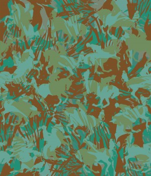 Jumper Warm Up Horizontal Repeating Fabric