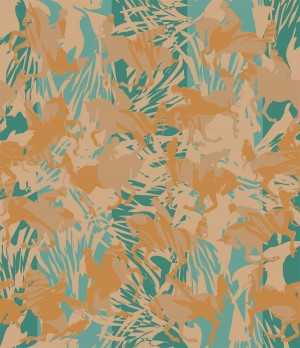 Jumper Warm Up Horizontal Repeating Fabric